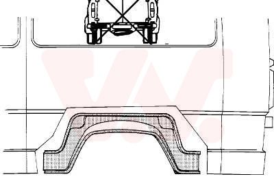 Wnęka na koło VAN WEZEL 3070445