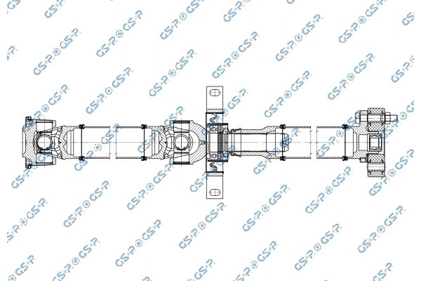 Wał napędowy, napęd osi GSP PS901709