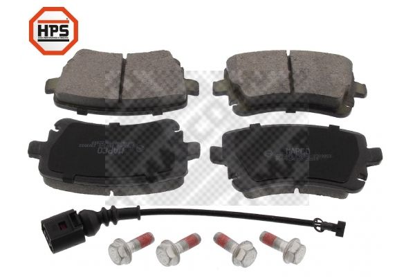 Zestaw klocków hamulcowych, hamulce tarczowe MAPCO 6793HPS