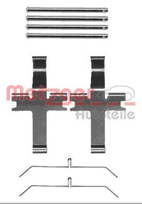 Set accesorii, placute frana METZGER 109-1752