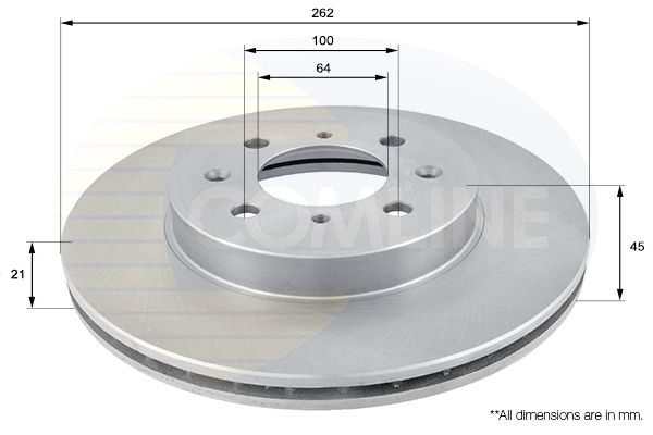 Tarcza hamulcowa COMLINE ADC0506V