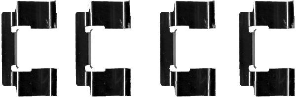 Set accesorii, placute frana TEXTAR 82059700