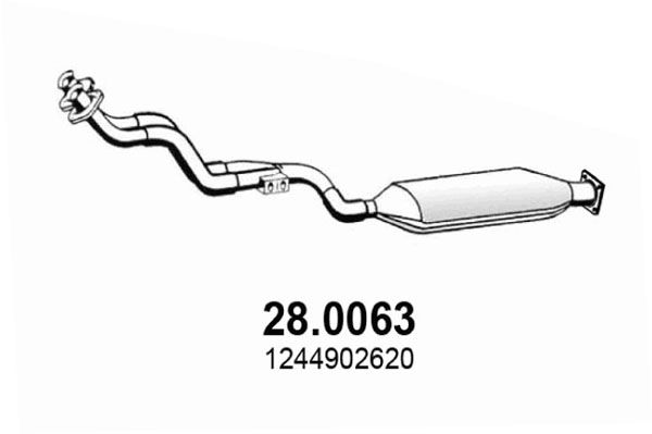 Katalizator ASSO 28.0063