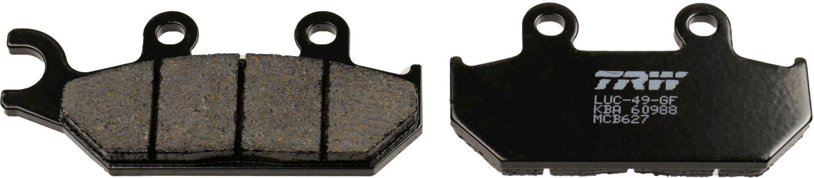set placute frana,frana disc TRW Organic Allround MCB627