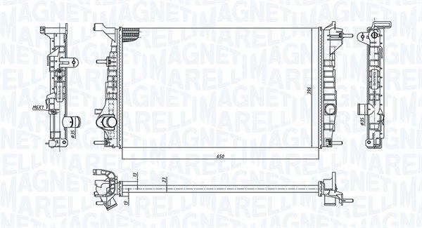 Chłodnica, układ chłodzenia silnika MAGNETI MARELLI 350213199200