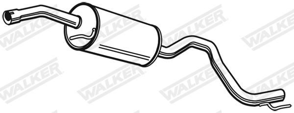 Levně Střední tlumič výfuku WALKER 22772