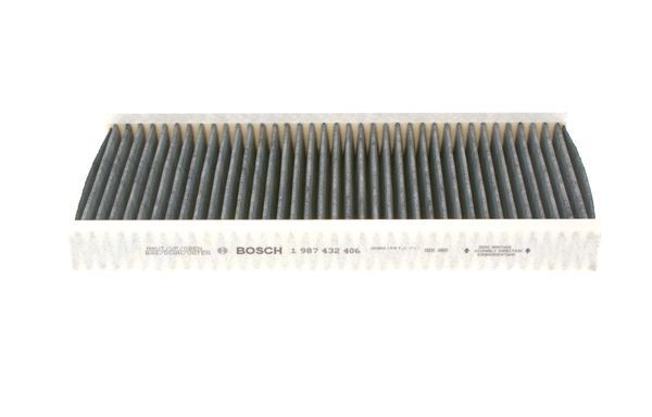 Filtr, wentylacja przestrzeni pasażerskiej BOSCH 1 987 432 406