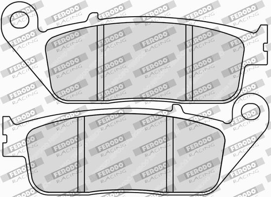 Zestaw klocków hamulcowych, hamulce tarczowe FERODO RACING FDB2225EF