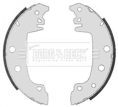 Zestaw szczęk hamulcowych BORG & BECK BBS6305