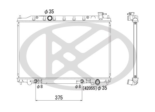 Radiator, racire motor KOYORAD PL021597