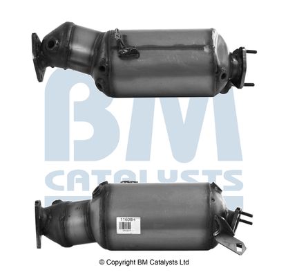 Filtr sadzy / filtr cząstek stałych, układ wydechowy BM CATALYSTS 4F0254750C