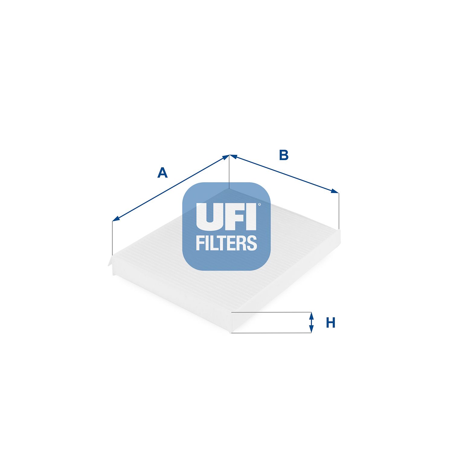 Filtr, vzduch v interiéru UFI 53.043.00