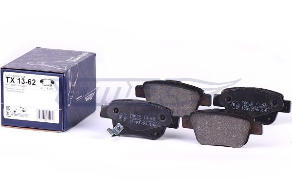 Levně Sada brzdových destiček, kotoučová brzda TOMEX Brakes 13-62