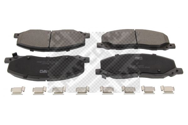 Zestaw klocków hamulcowych, hamulce tarczowe MAPCO 6021