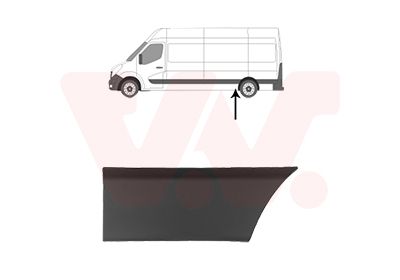 Listwa ozdobna / ochronna, sciana boczna VAN WEZEL 3799425