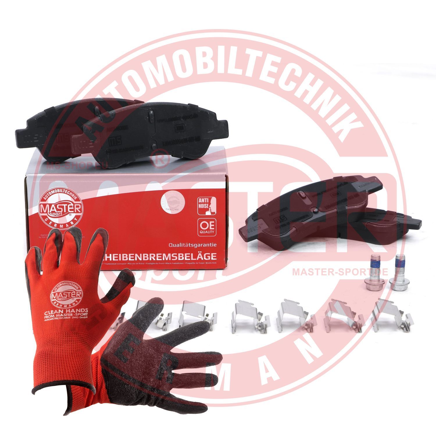 Zestaw klocków hamulcowych, hamulce tarczowe MASTER-SPORT GERMANY 13046039942N-SET-MSP