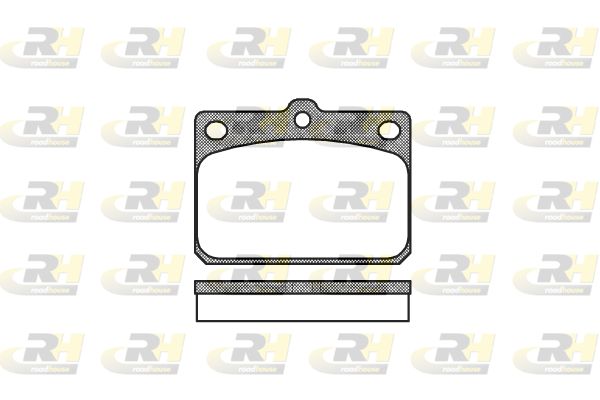 Zestaw klocków hamulcowych, hamulce tarczowe ROADHOUSE 2079.00