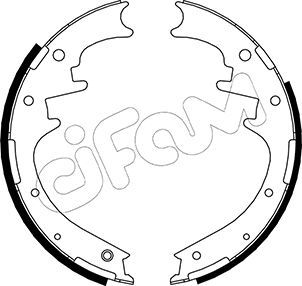 Zestaw szczęk hamulcowych CIFAM 153-561