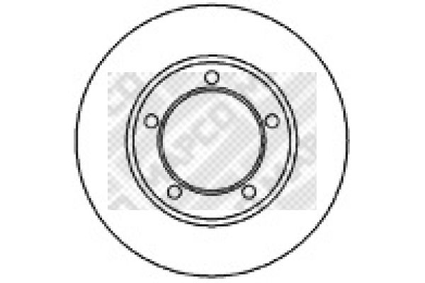 Tarcza hamulcowa MAPCO 15683
