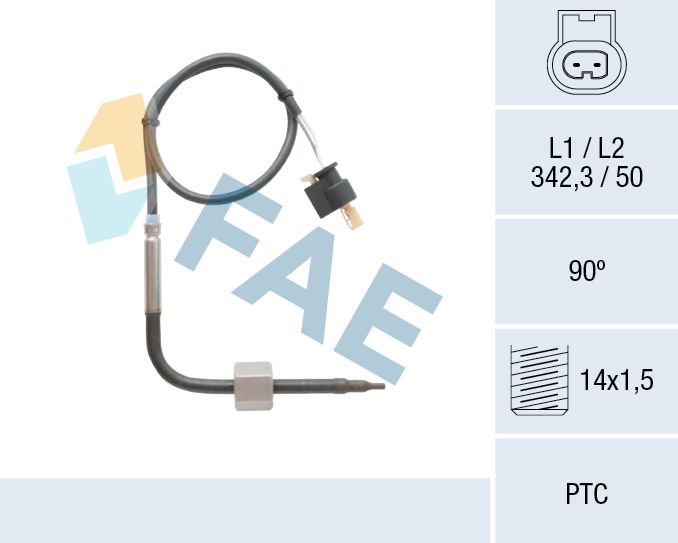 Senzor, temperatura gaze evacuare FAE 68004