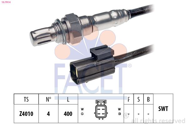 Sonda lambda FACET 10.7914
