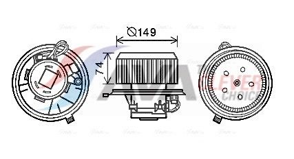 AVA - Heater Blower Motor
