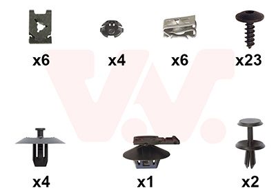 Set montaj, bara protectie VAN WEZEL 0304794