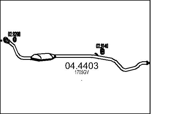 Katalizator MTS 1705GV