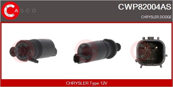 Vodní čerpadlo ostřikovače, čistění skel CASCO CWP82004AS