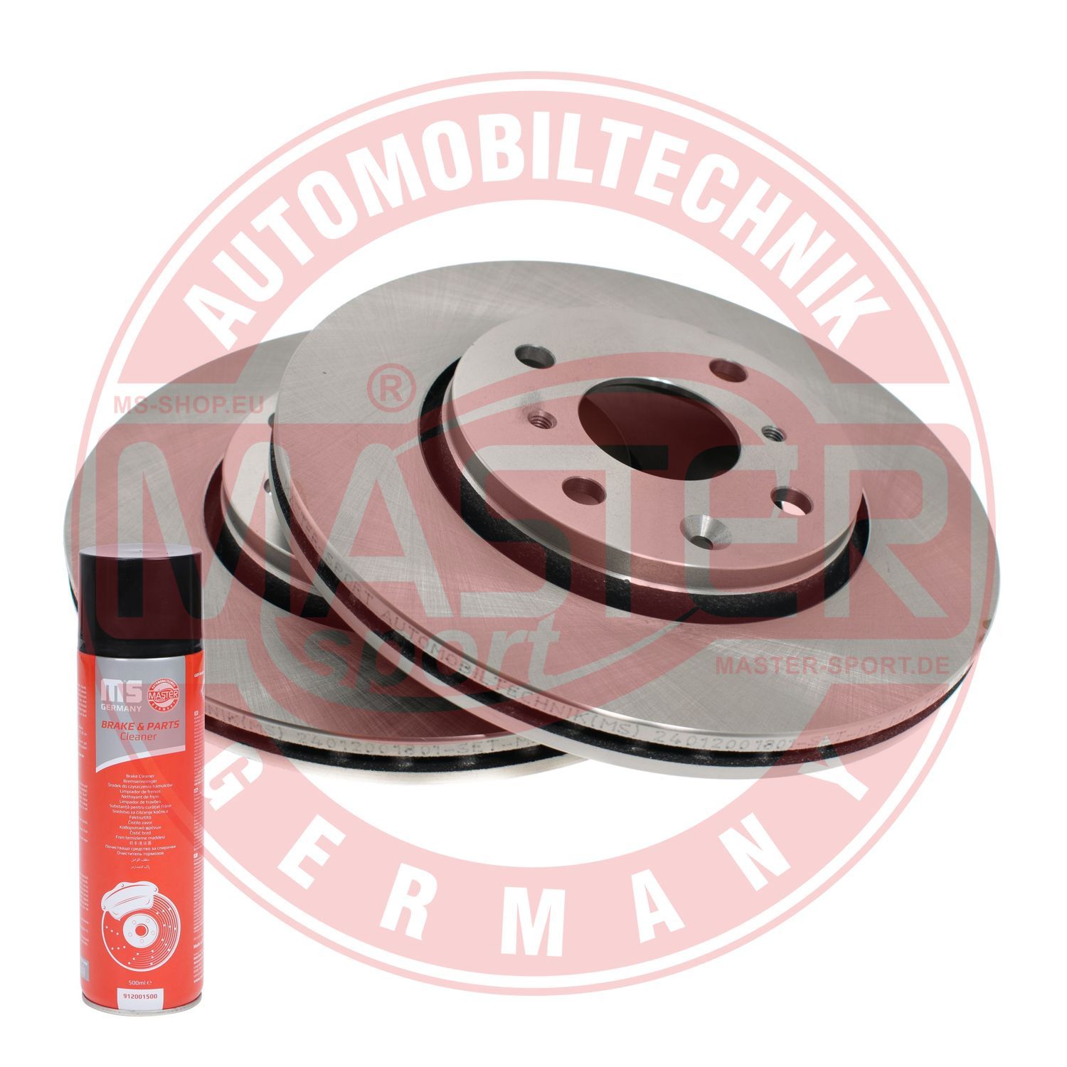 Tarcza hamulcowa MASTER-SPORT GERMANY 24012001801-SET-MSP