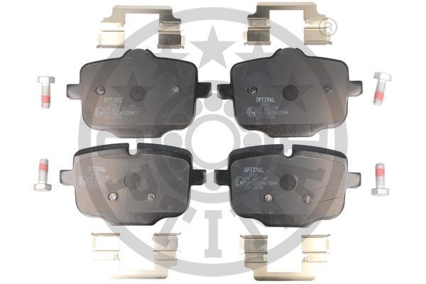 Zestaw klocków hamulcowych, hamulce tarczowe OPTIMAL BP-12416