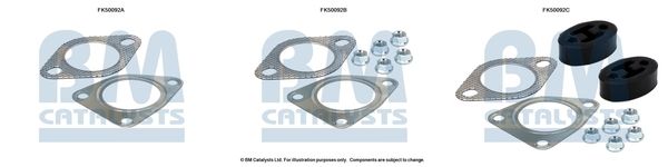 Zestaw montażowy, rura wydechowa BM CATALYSTS FK50092