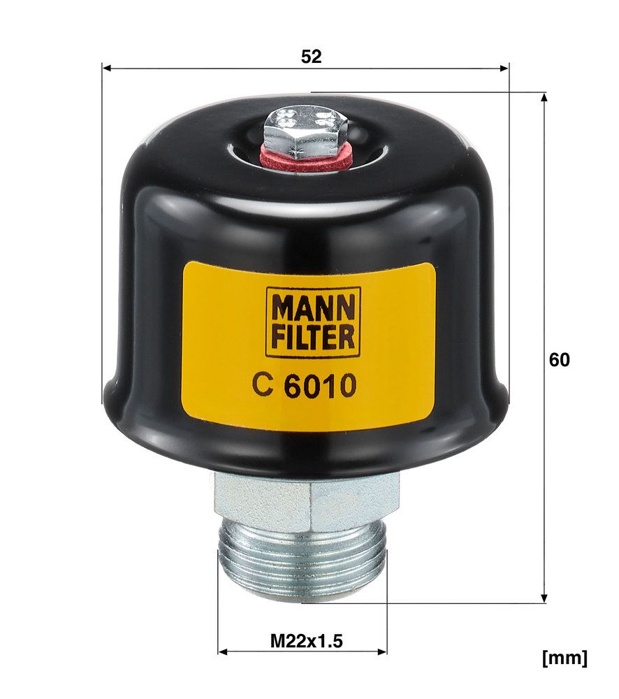 Filtre, ventilation du carter-moteur