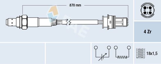 Sonda lambda FAE 77274