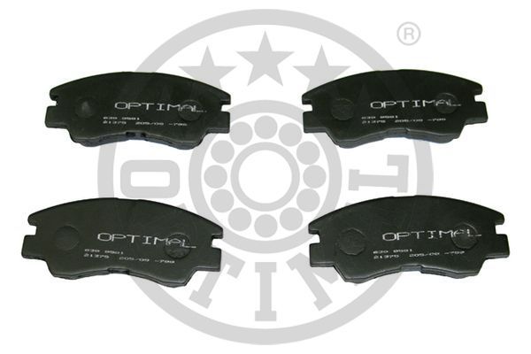 Zestaw klocków hamulcowych, hamulce tarczowe OPTIMAL BP-09581