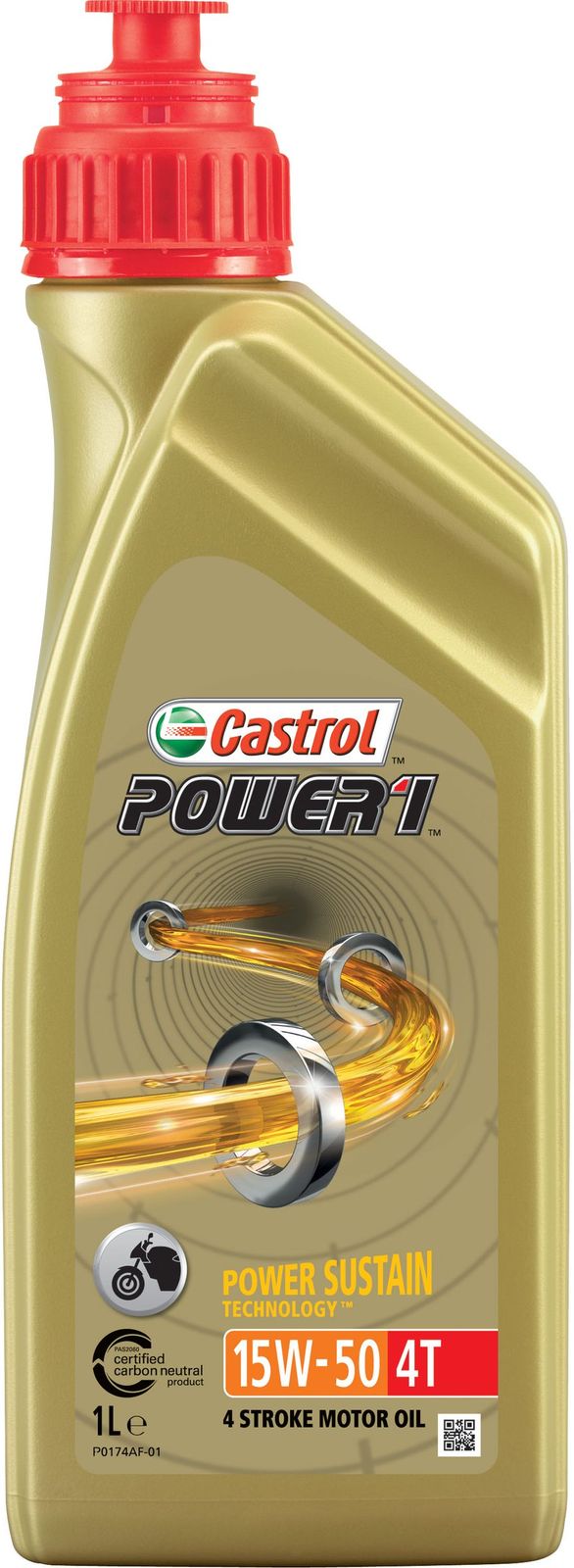 Motorový olej Castrol Power 1 4T 15W-50, 1L