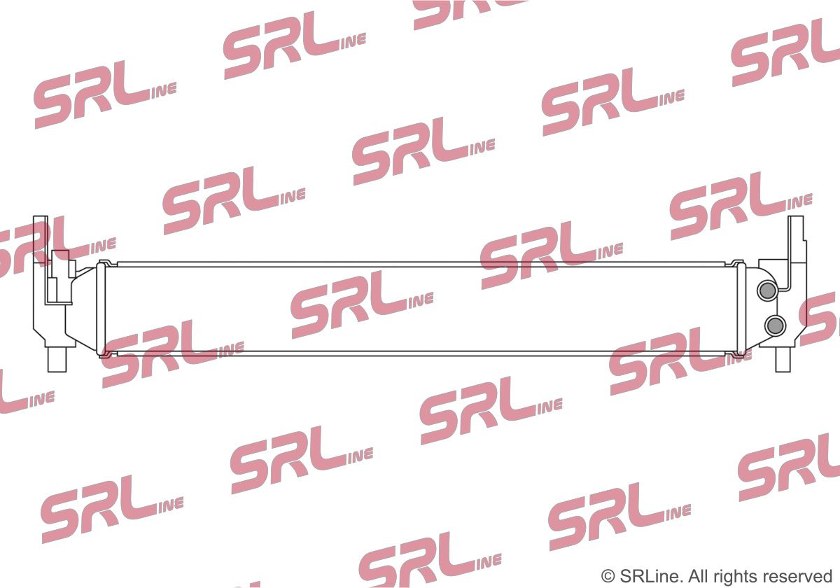 E-shop Nízkoteplotný chladič, chladič turbodúchadla SR-LINE 691608-1