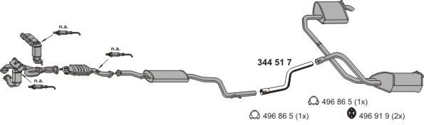 Układ wydechowy ERNST 030979