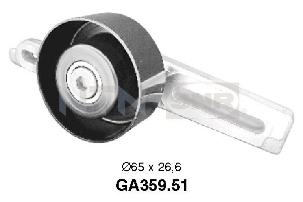 Rolka napinacza, pasek klinowy wielorowkowy SNR GA359.51