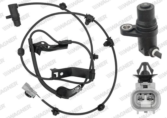 Czujnik, prędkość obrotowa koła WAGNER ABS00960