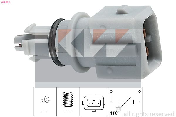 Czujnik, temperatura powietrza dolotowego KW 494 012
