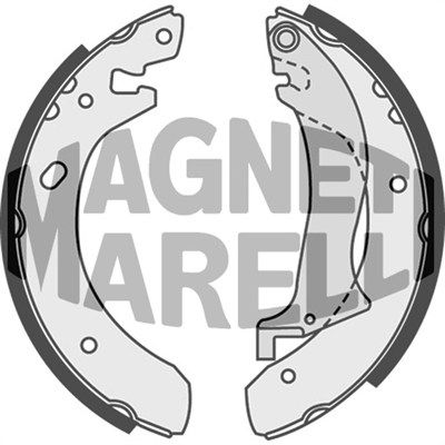 Szczęka hamulcowa MAGNETI MARELLI 360219198319