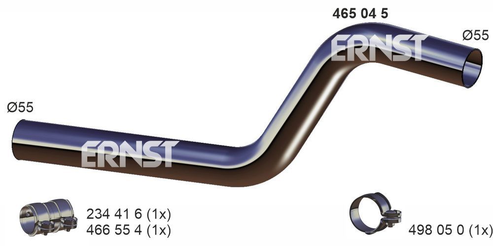 Teava de reparatie, filtru particule ERNST Set 465045