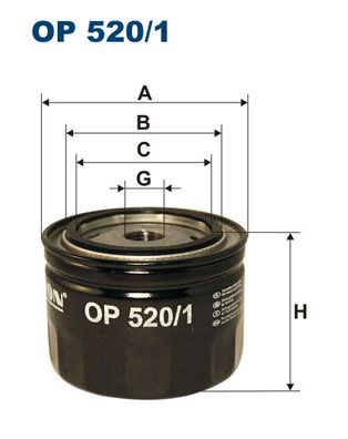 Olejový filtr FILTRON OP 520/1