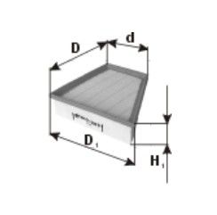 Filtr powietrza PZL FILTERS WA50483