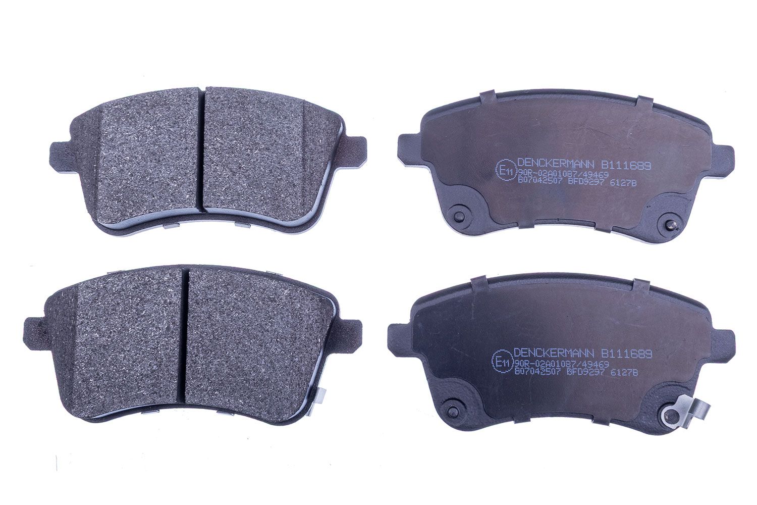 set placute frana,frana disc DENCKERMANN B111689