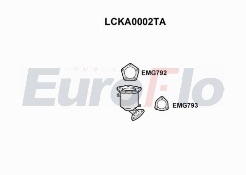 Katalizator EUROFLO LCKA0002TA