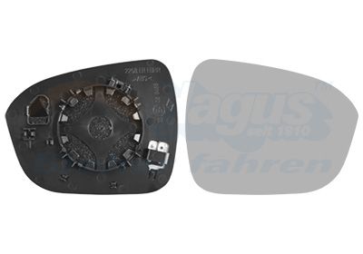 Sticla oglinda, oglinda retrovizoare exterioara VAN WEZEL 3376838