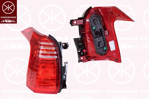 Lampa tylna zespolona KLOKKERHOLM 55560702A1