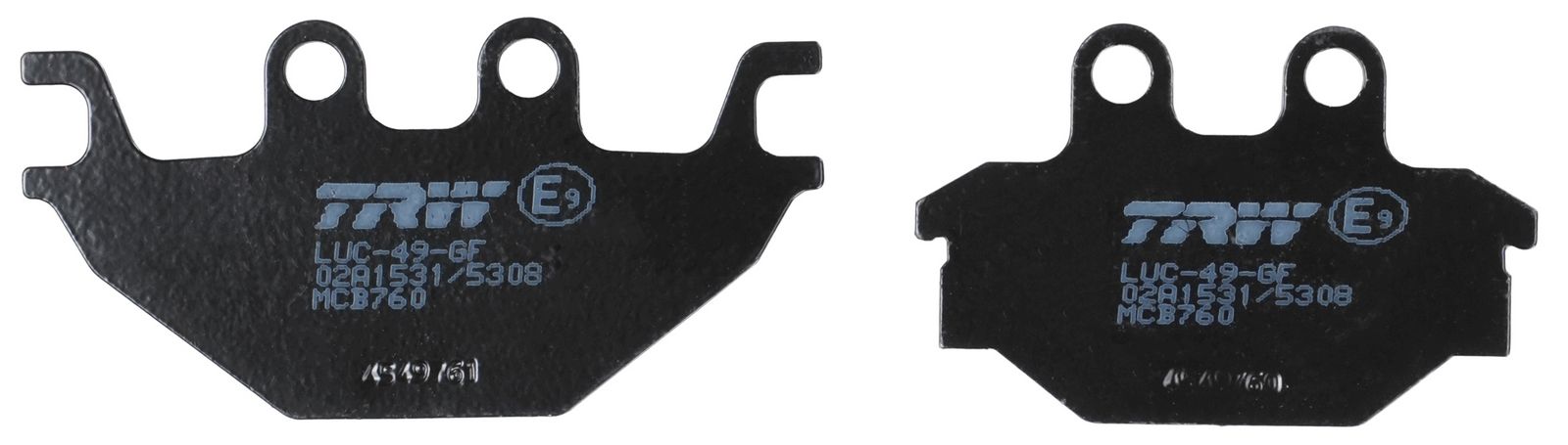 set placute frana,frana disc TRW Organic Allround MCB760
